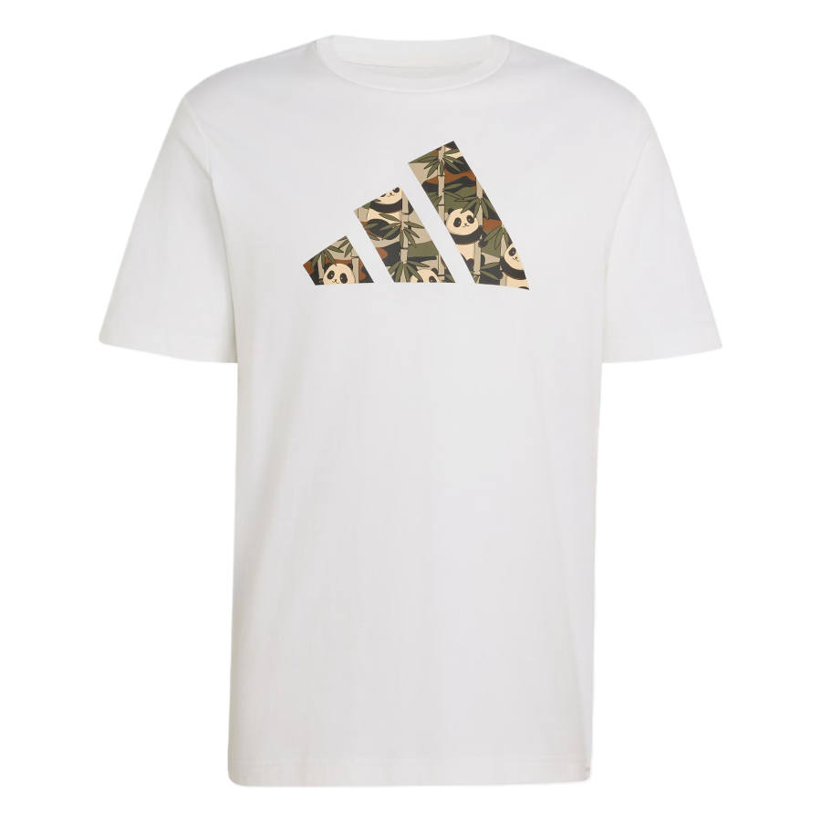 Adidas Adidas T Shirts Men's White Crew Neck Moderate