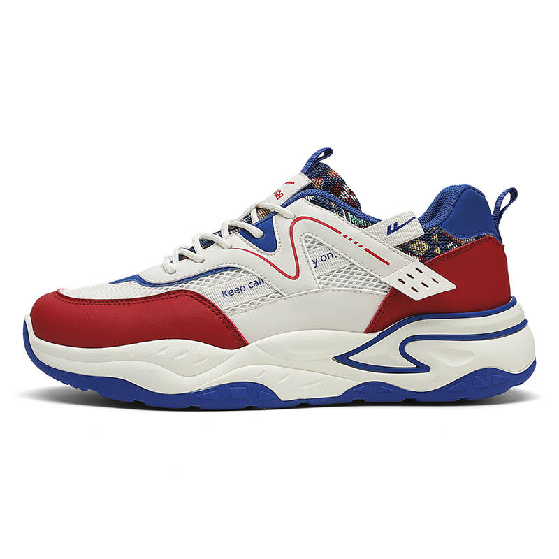 Warrior Height Increasing Abrasion Resistant Lightweight Low top Chunky Sneakers Men's