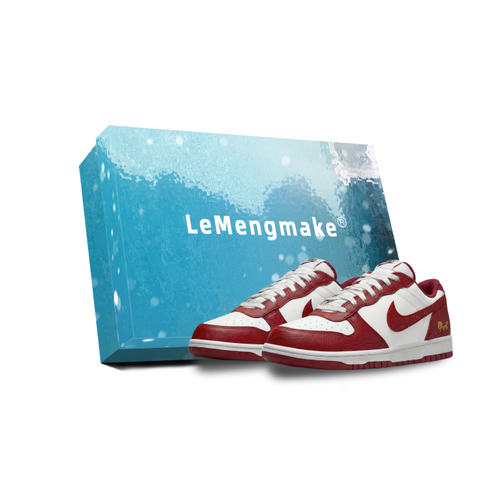 Nike Nike Big Lemon Joy Low top Skateboard Shoes Men's Red