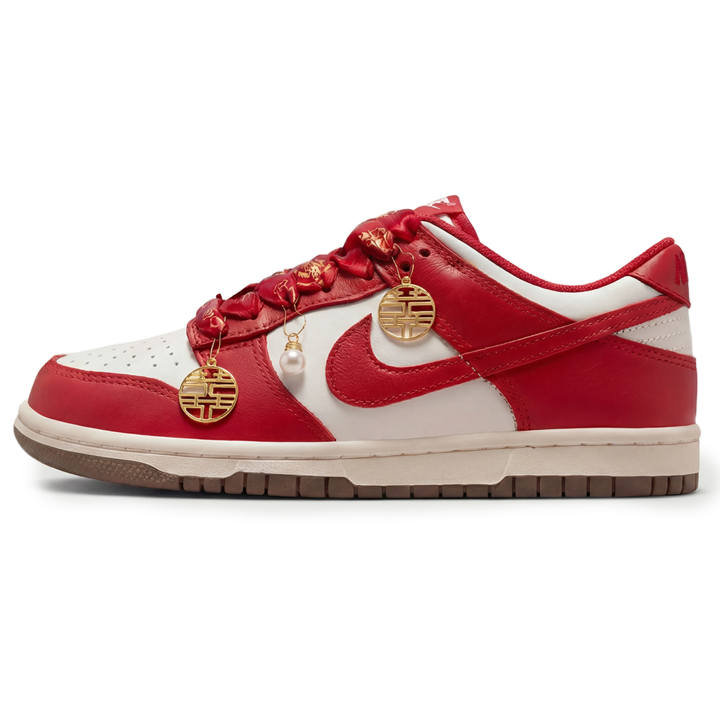 Nike Nike Dunk Wedding Shoes, New Chinese Style, Celebration Auspicious Slip Resistant Abrasion Resistant Low top
