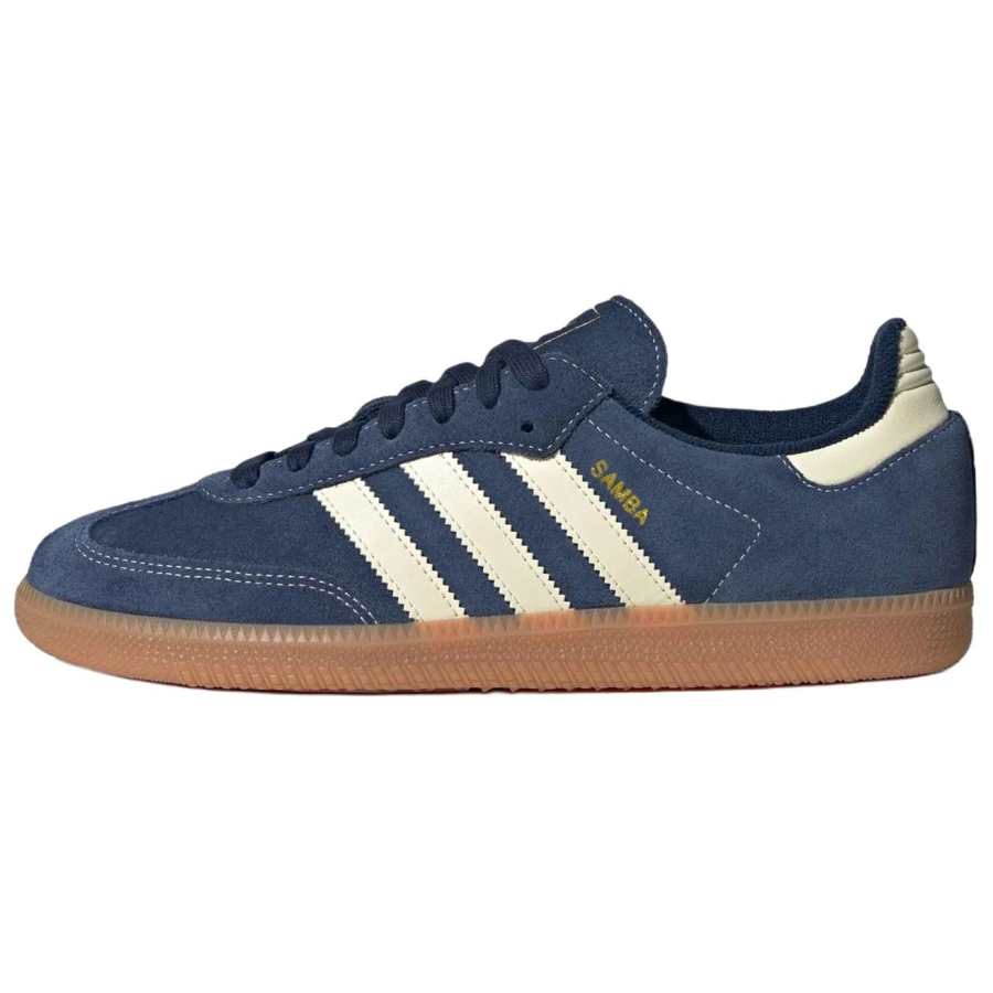 Adidas Originals SAMBA OG Low top German Army Trainers Unisex Blue Beige White