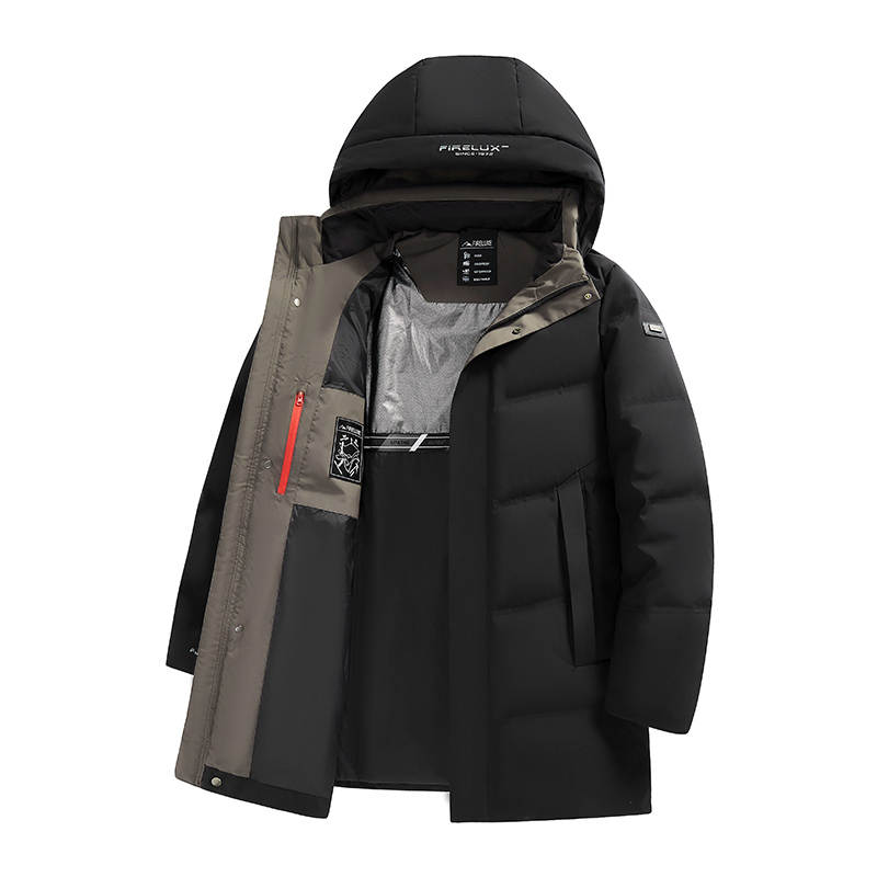 YALU Down Jackets Men's Detachable Hood Thickened Other