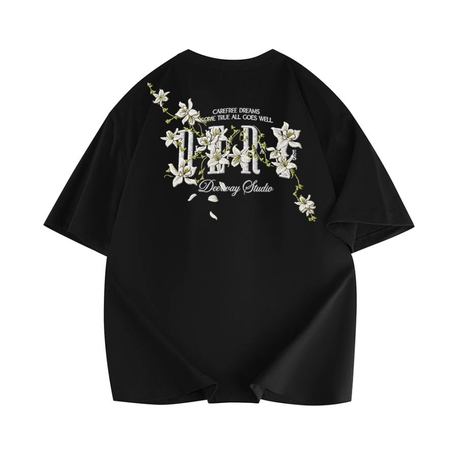 DEERWAY T Shirts Unisex Crew Neck Moderate Heavyweight