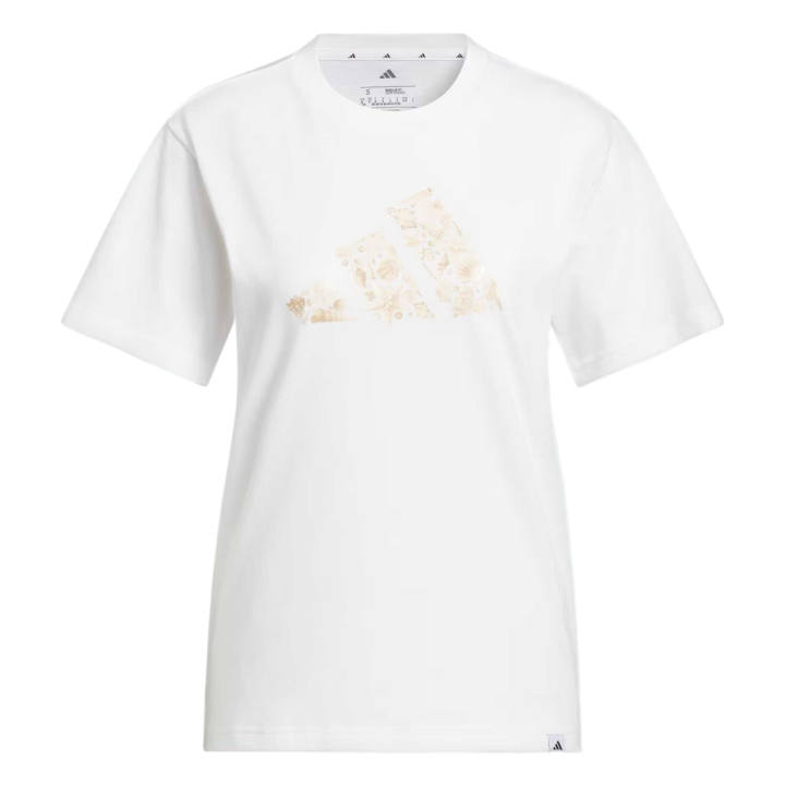 Adidas Adidas T Shirts Women's White Crew Neck Moderate