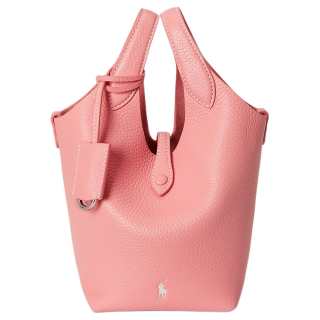 Polo Ralph Lauren Polo Play Leather Handbag Small Women's Pink
