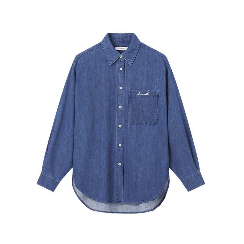 LACOSTE LACOSTE Shirts Women's Lapel Moderate