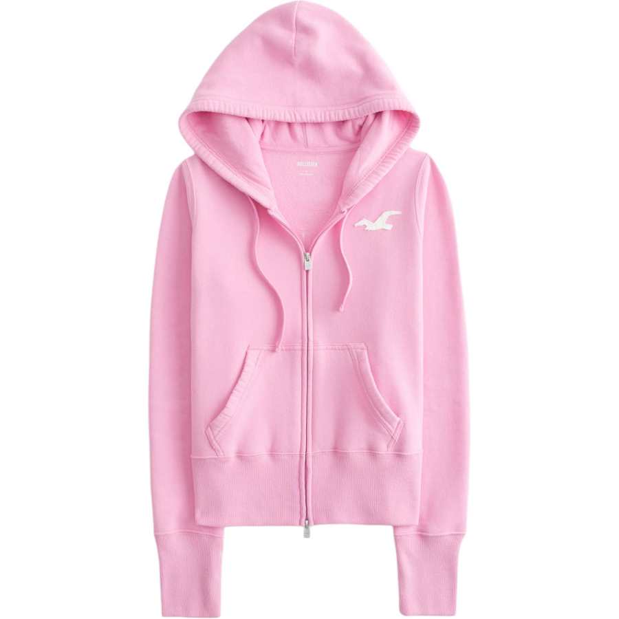 Hollister/ Sweatshirts Women's Pink Hooded Moderate