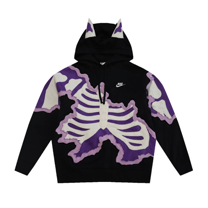 Nike Nike Sportswear Hoodie Unisex Black Purple