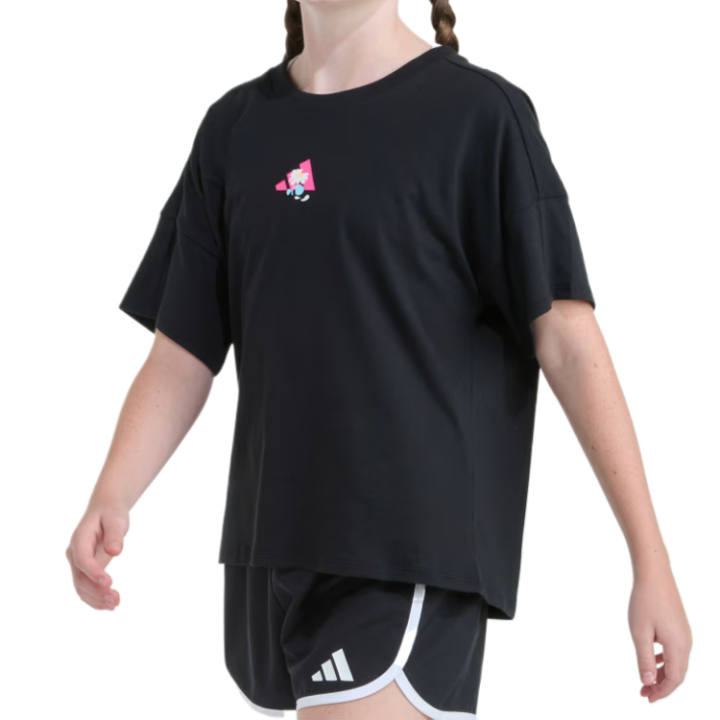 Adidas Adidas Kids T Shirts Crew Neck Moderate