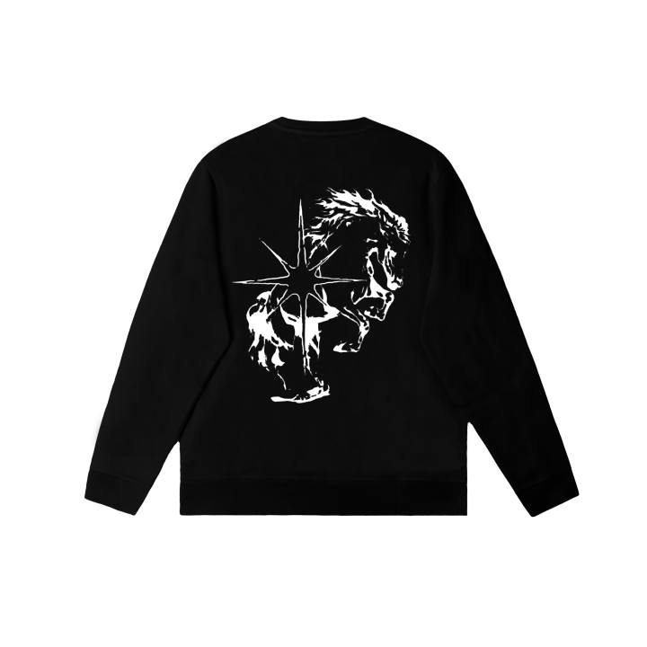 Nike Nike Club Sweatshirts Men's Black Crew Neck Moderate Regular