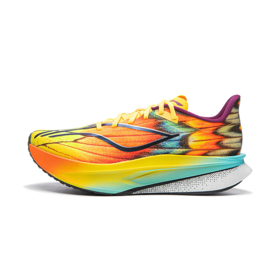 Li-Ning Li Ning Feidian 6 Challenger Cushioning Slip Resistant Low top Casual Running Shoes Men's Neon Mango Yellow
