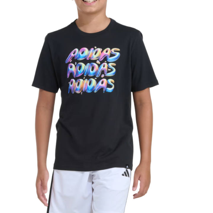 Adidas Adidas Kids T Shirts Crew Neck Moderate