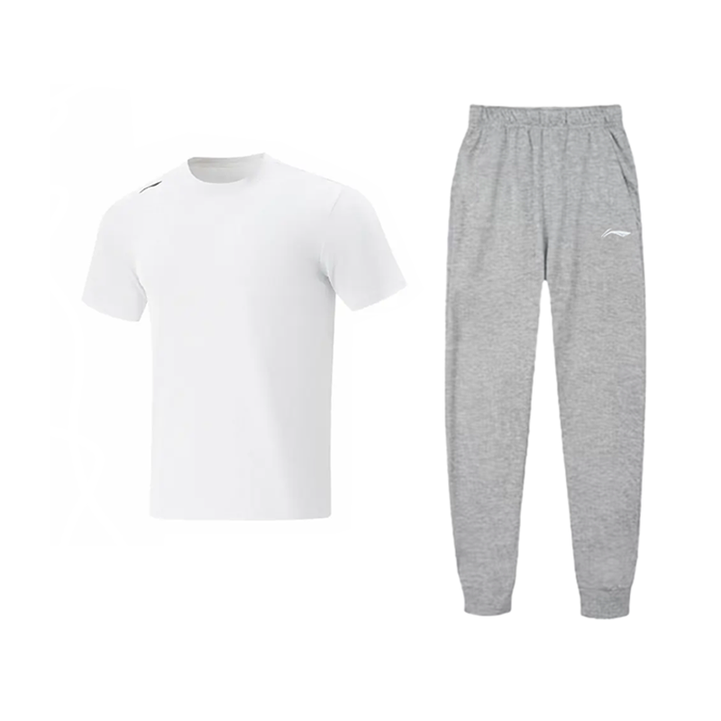 Li-Ning Li Ning Casual Sportswear Unisex White Heather Gray
