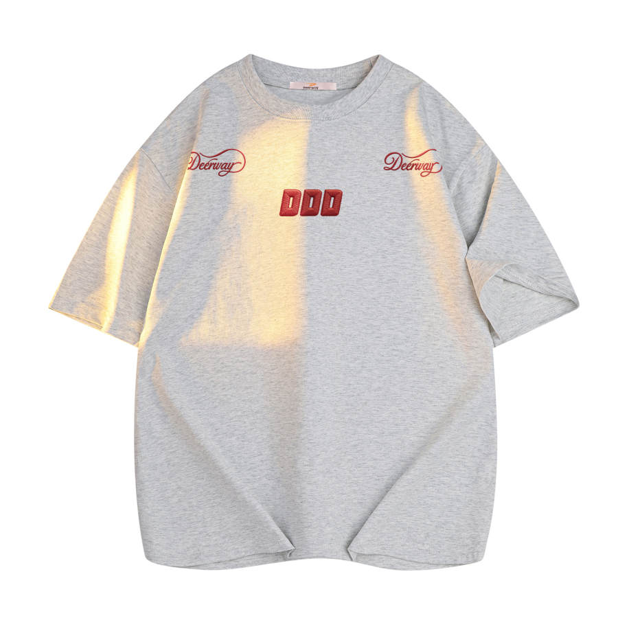 DEERWAY T Shirts Unisex Crew Neck Moderate Straight Fit