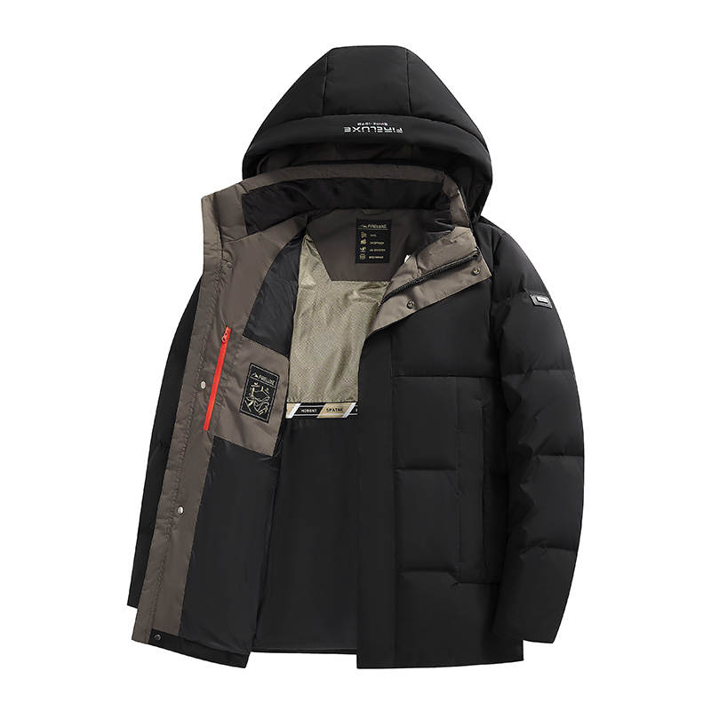 YALU Down Jackets Men's Detachable Hood Moderate Other