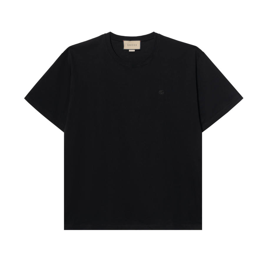 GUCCI T Shirts Men's Black Crew Neck Moderate