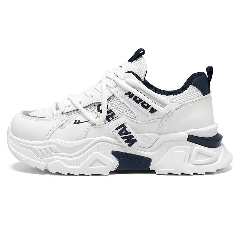 Warrior Height Increasing, Abrasion Resistant, Lightweight, And Breathable Low top Chunky Sneakers Men's