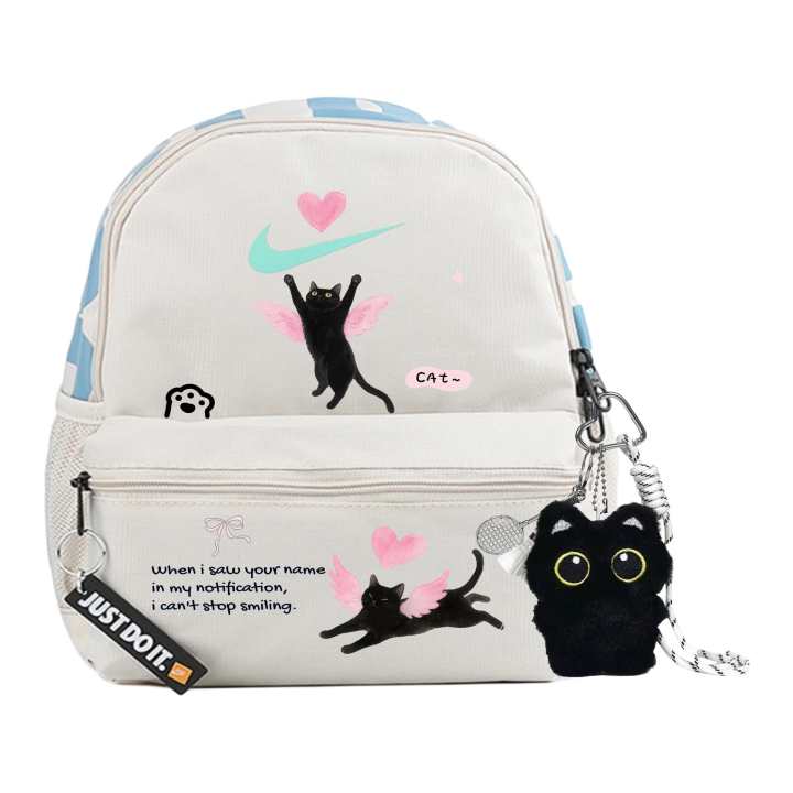 Nike Nike Fabric Backpack Unisex Gray White