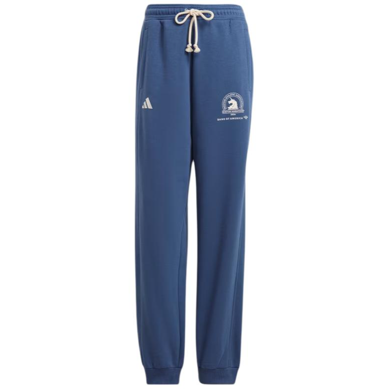 Adidas Adidas Boston Marathon 2024 Fleece Pants Knitted Sweatpants Women's Blue