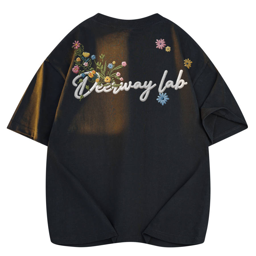 DEERWAY T Shirts Unisex Crew Neck Moderate Straight Fit