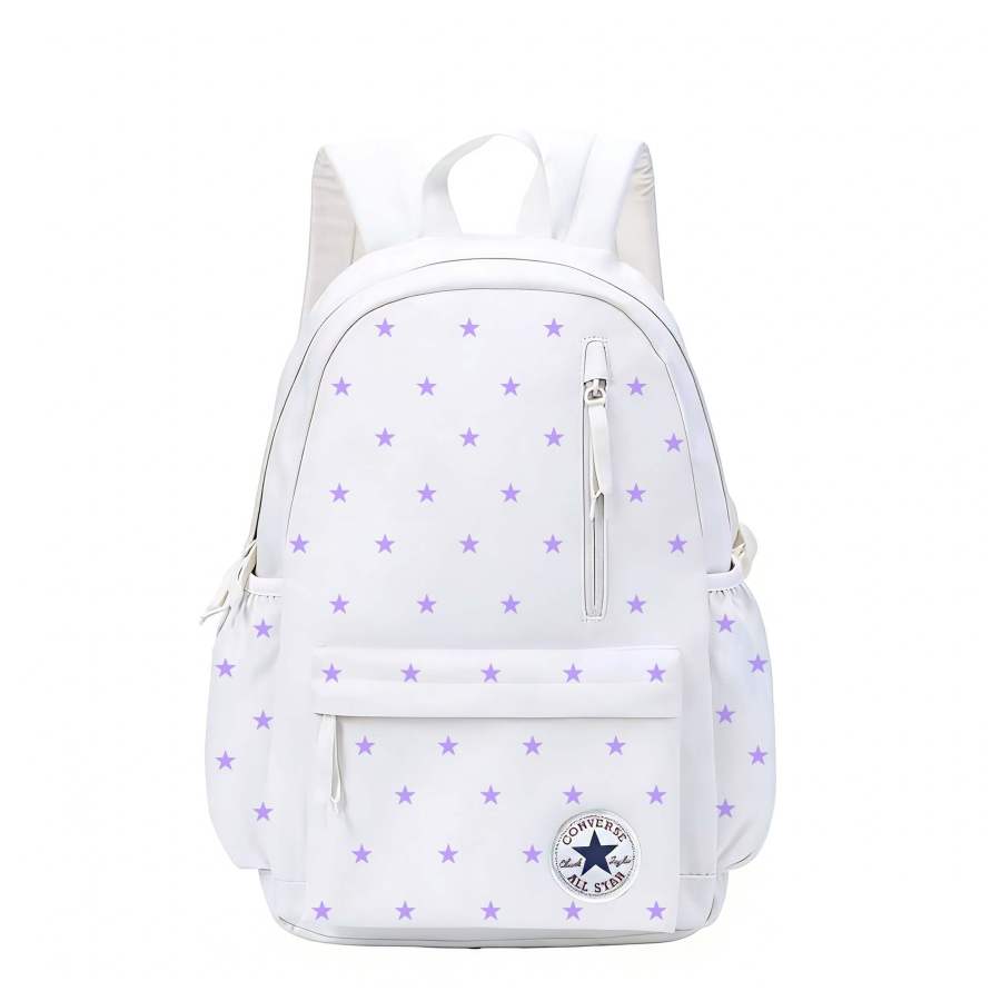 Converse Converse Polyester Fashion Trend Backpack Medium Unisex White