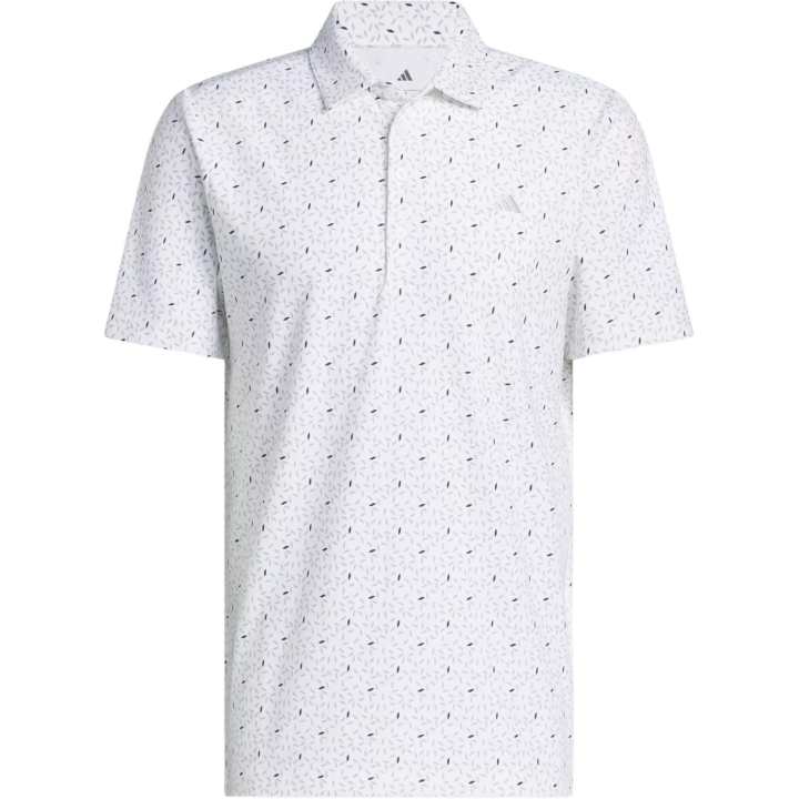 Adidas Adidas Golf Clothing Men's White/Miracle Sage Polo Collar Moderate