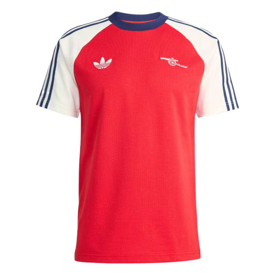 Adidas Originals T Shirts Men's Scarlet/Ecru Crew Neck Moderate