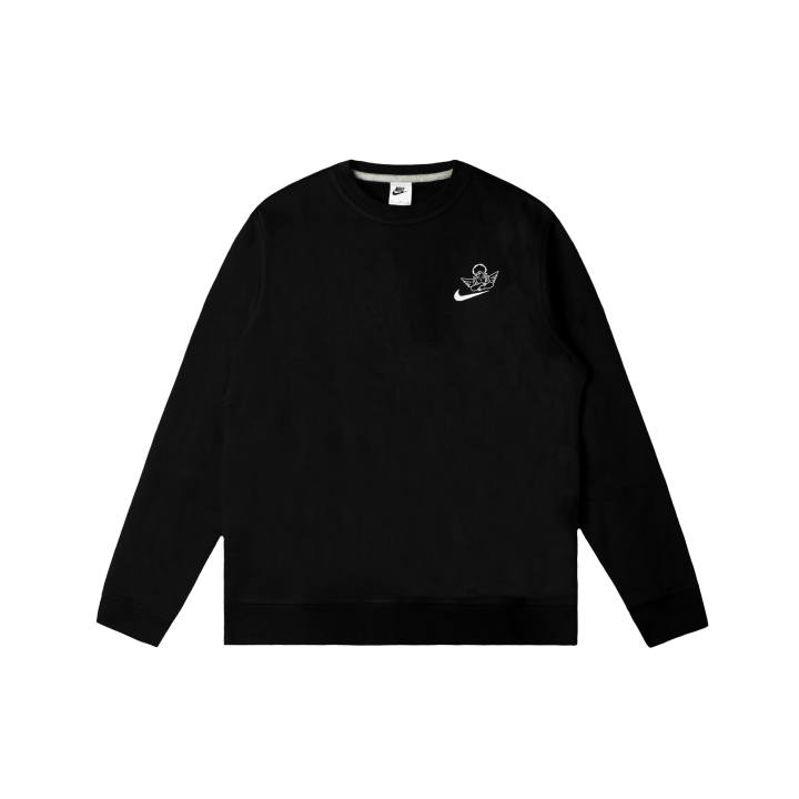 Nike Nike Club Sweatshirts Unisex Black Crew Neck Moderate Regular