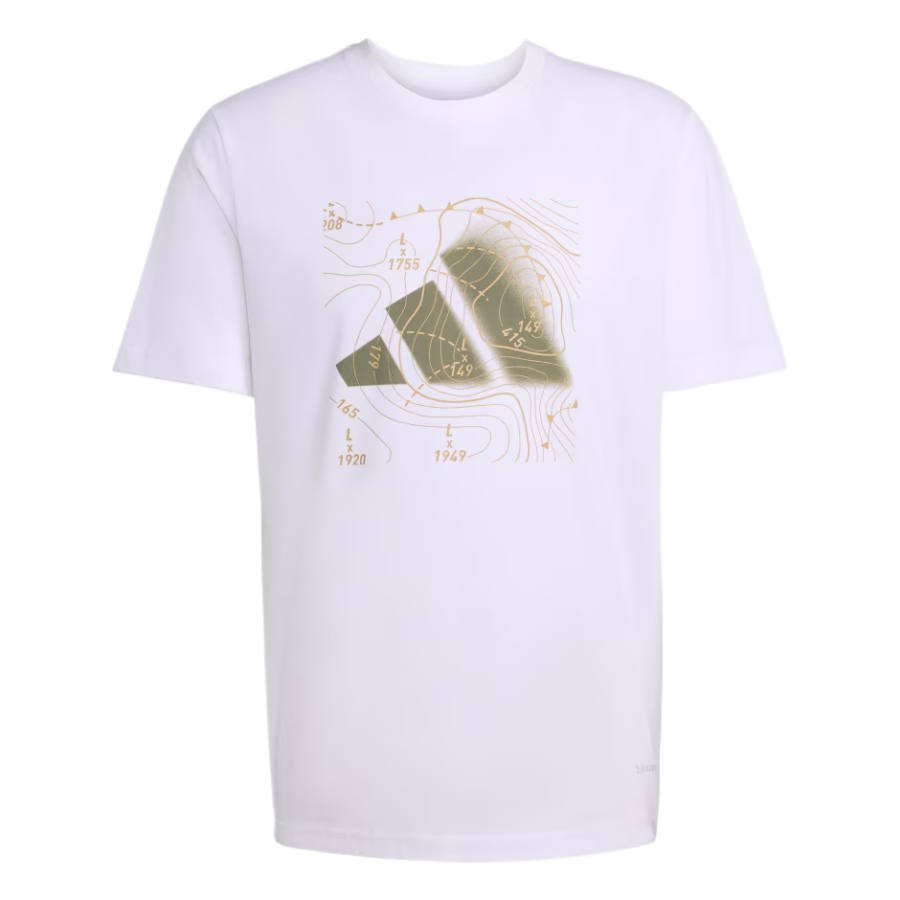Adidas Adidas T Shirts Men's White Crew Neck Moderate