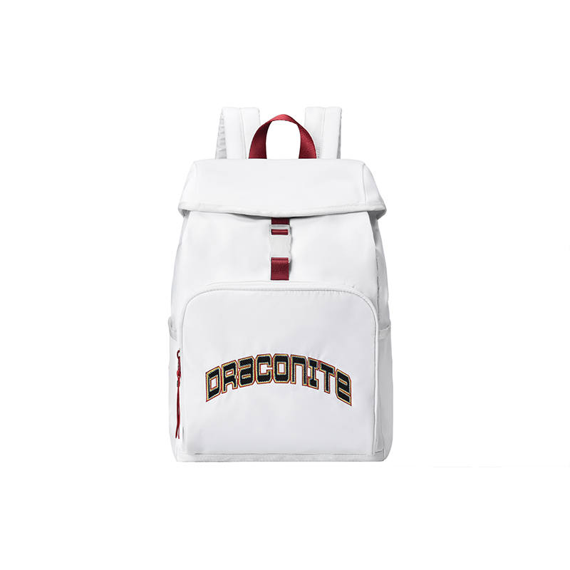 DRACONITE DRACONITE Polyester Backpack Regular Unisex White
