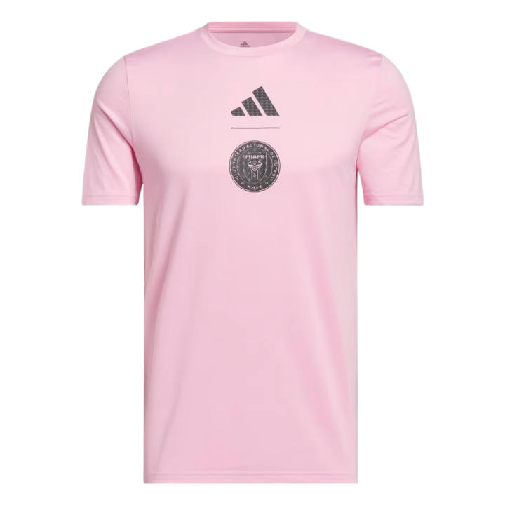 Adidas Adidas T Shirts Men's True Pink/Mls Mif 37p Crew Neck Moderate