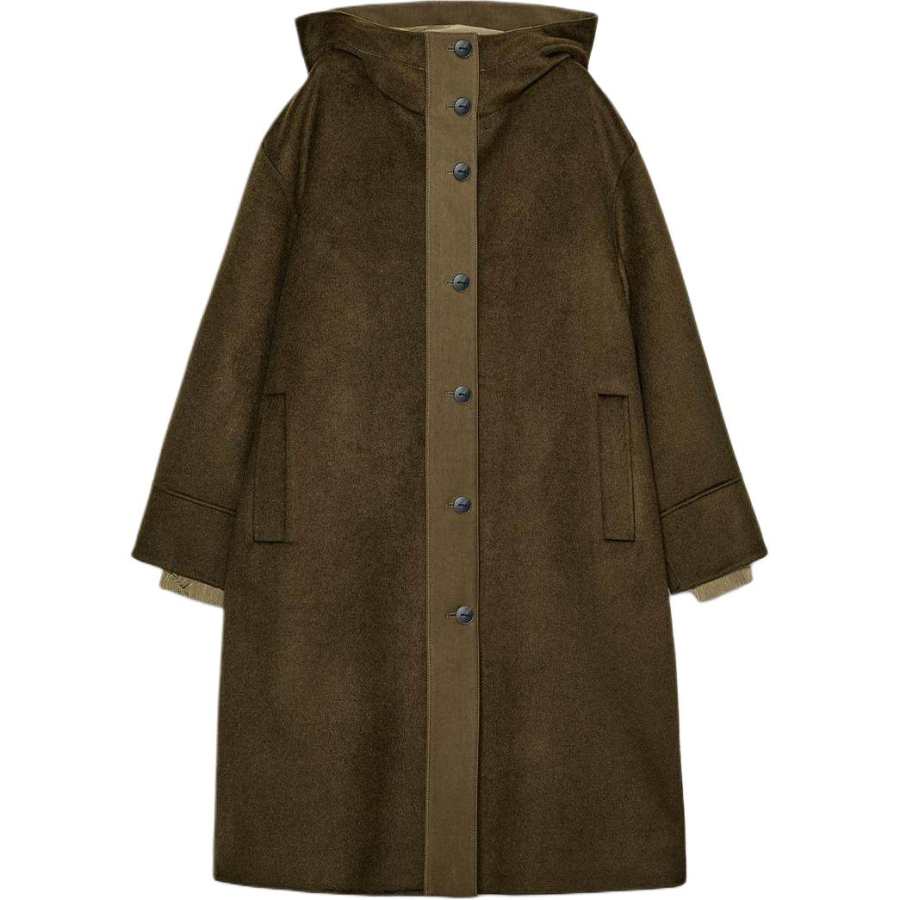 ZARA Coats Women's Khaki Moderate