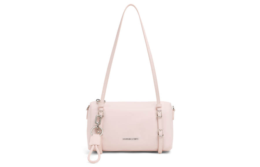 CHARLES&KEITH Fabric Boston Bag One Shoulder Bag Small Women's Multicolor