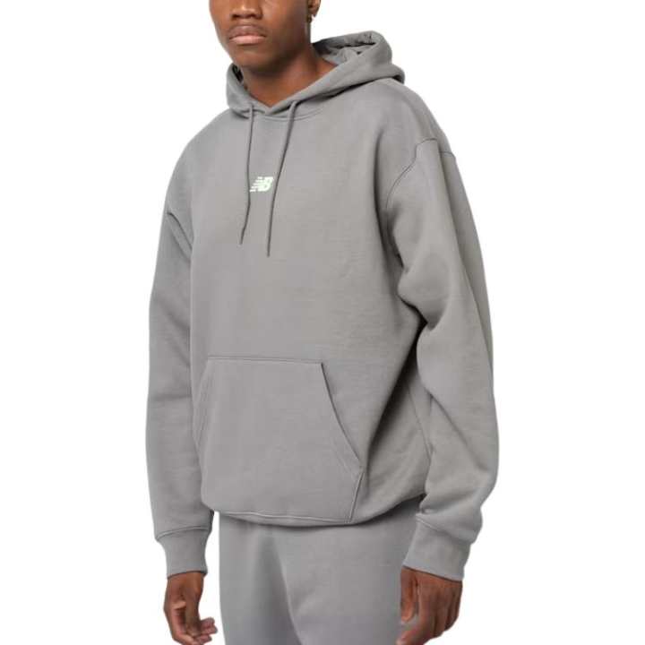 New Balance New Balance Sweatshirts Men's Gray Hooded Non Detachable Moderate