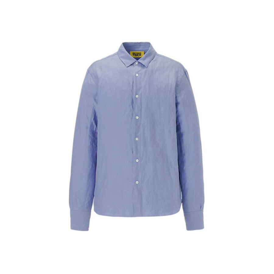 Onitsuka Tiger Shirts Men's Blue Lapel Moderate