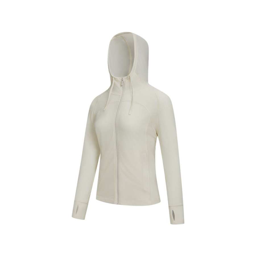 Saucony Jackets Women's Light Mist Gray Hooded Moderate Other