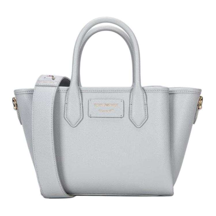 EMPORIO ARMANI Pu Crossbody Handbag Medium Women's Gray