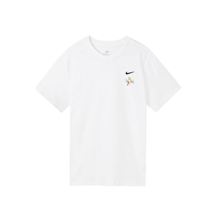 Nike Nike Sportswear T Shirts Unisex White Crew Neck Moderate Straight Fit
