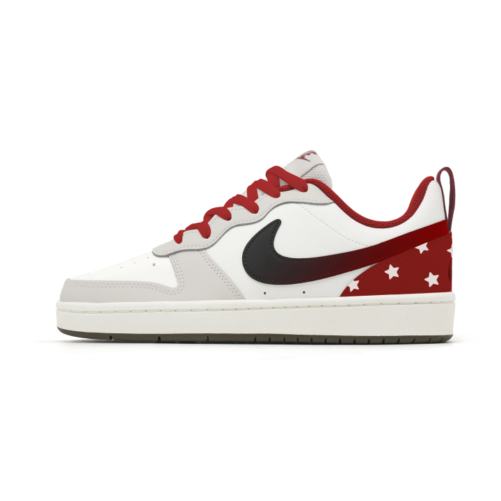 Nike Nike Court Borough 2 Low top Skateboard Shoes Women's Red