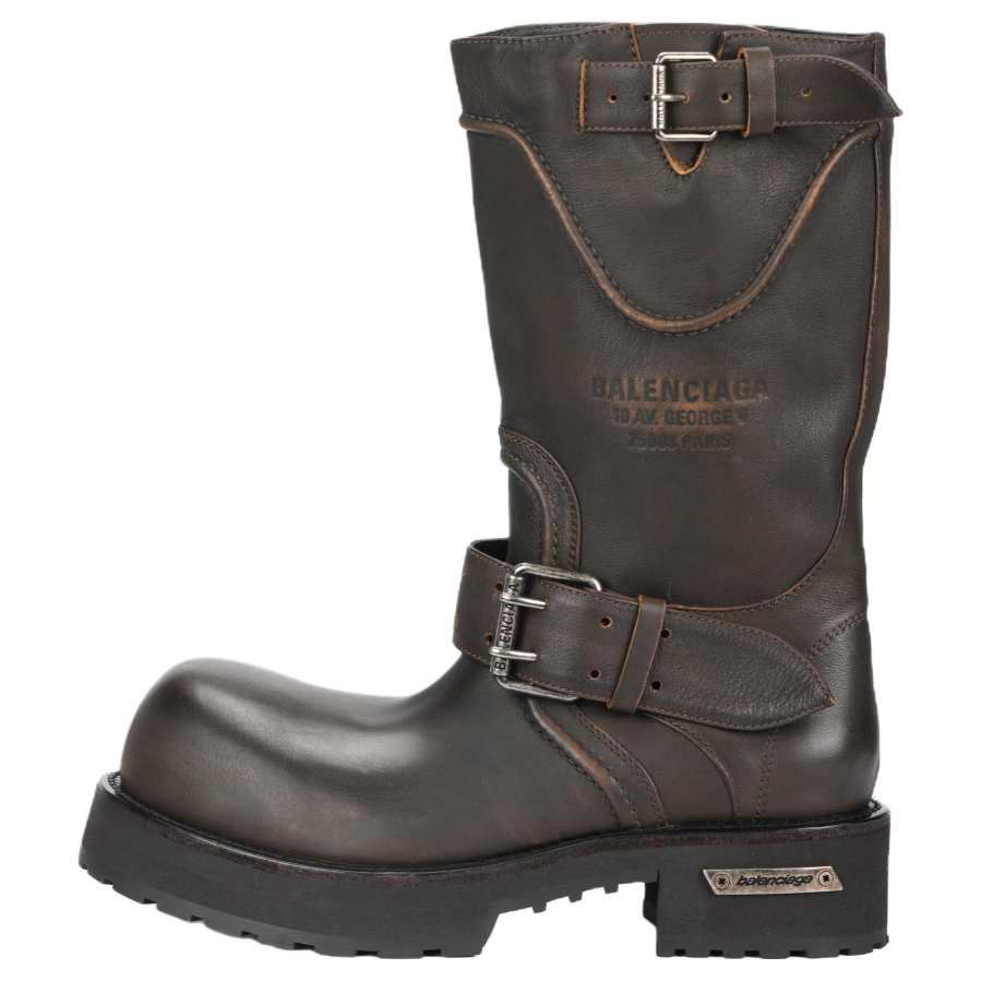 Balenciaga Venom Knee high Boots Men's Brown