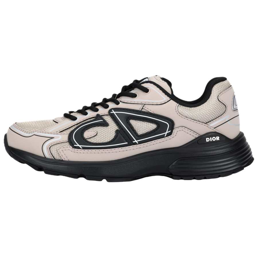 DIOR B30 Countdown Mesh, Textile Low top Casual Shoes Men's Beige