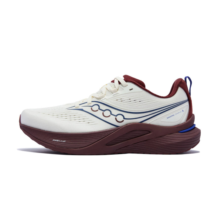 Saucony Tempus TanTu 3 Support Rebound Breathable Training Running Shoes Unisex White