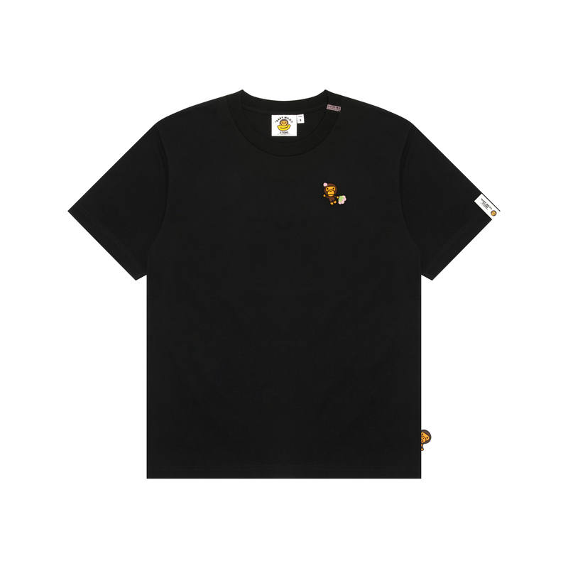 Aape MILO® STORE T Shirts Women's Crew Neck Moderate Straight Fit