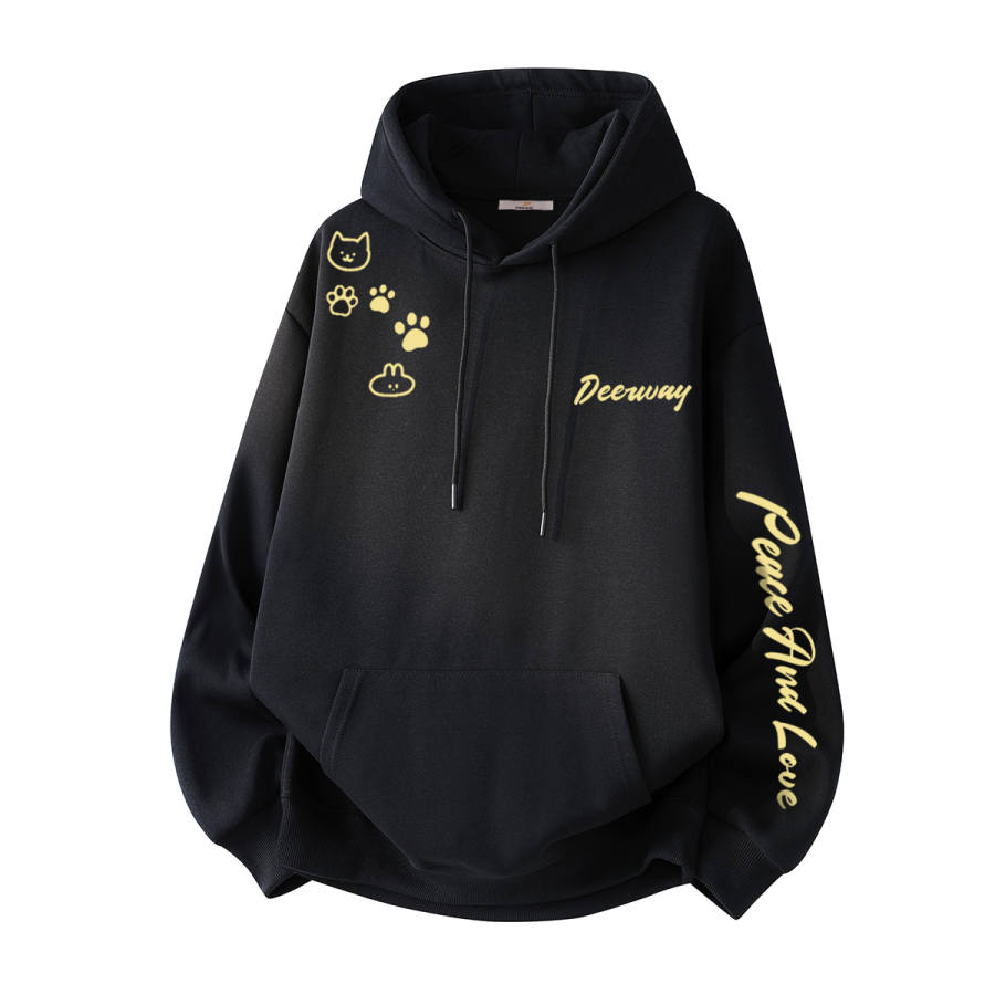 DEERWAY DEERWAY Sweatshirts Unisex Hooded Moderate Regular