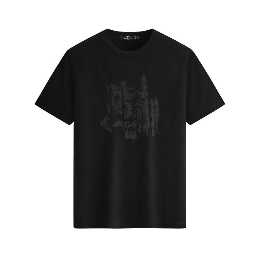 SEPTWOLVES SEPTWOLVES T Shirts Men's Crew Neck