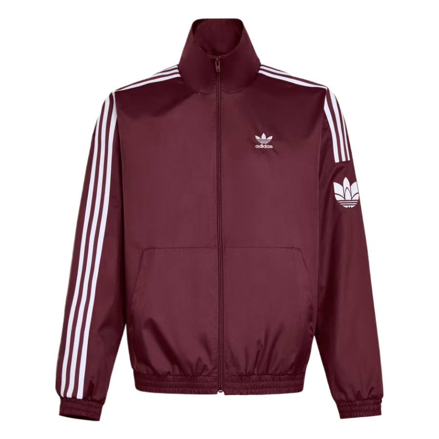 Adidas Originals Jackets Unisex Dark Shadow Red Stand Collar Moderate Other
