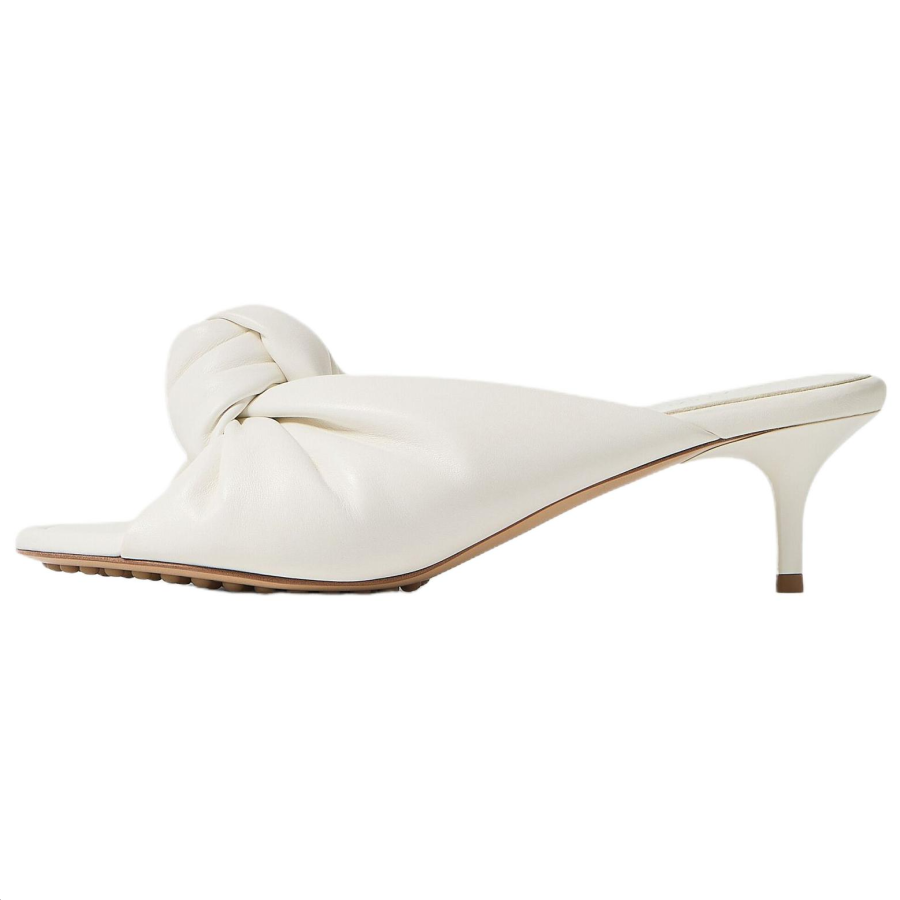 Bottega Veneta Slide Slippers Women's Snowflake Rock White