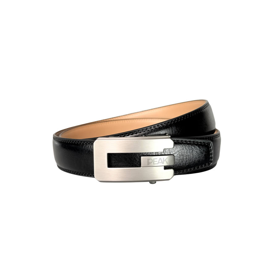PEAK PEAK Alloy Split Cow Leather Belts Men's 3.5cm