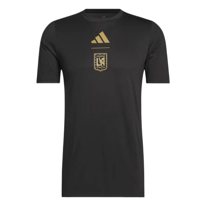 Adidas Adidas T Shirts Men's Black/Mls Lgf Lfc Crew Neck Moderate