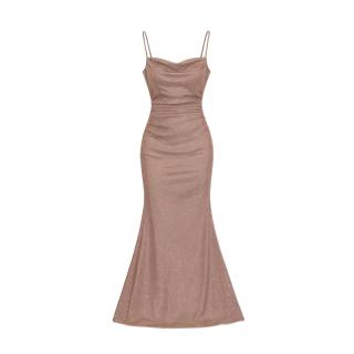 Aghr Slip Dresses Women's Boat Neck Thin Long